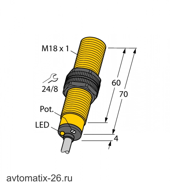 Емкостной датчик TURCK BC5-S18-Y1X