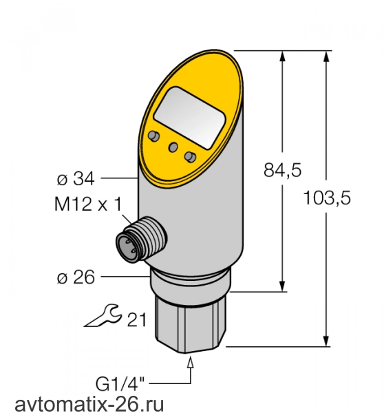 Датчик давления TURCK PS01VR-301-2UPN8X-H1141