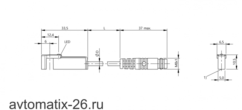Магнитный датчик для цилиндра Balluff BMF 305K-PS-C-2-SA5-S49-00,2