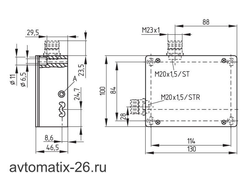 Дверной выключатель безопасности Schmersal AZM415-02/11ZPKT 24VAC/DC