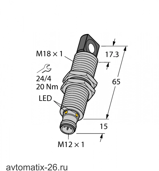 Ультразвуковой датчик TURCK RU40L-M18MS-UN8X2-H1151