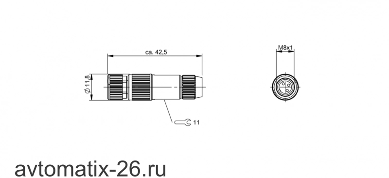 Разъем Balluff BKS-S111-RT13