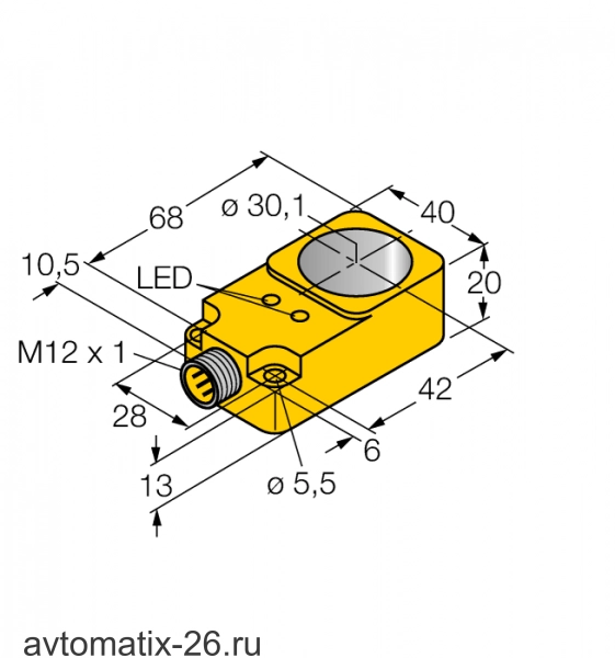 Кольцевой датчик TURCK BI30R-Q20-AN6X2-H1141