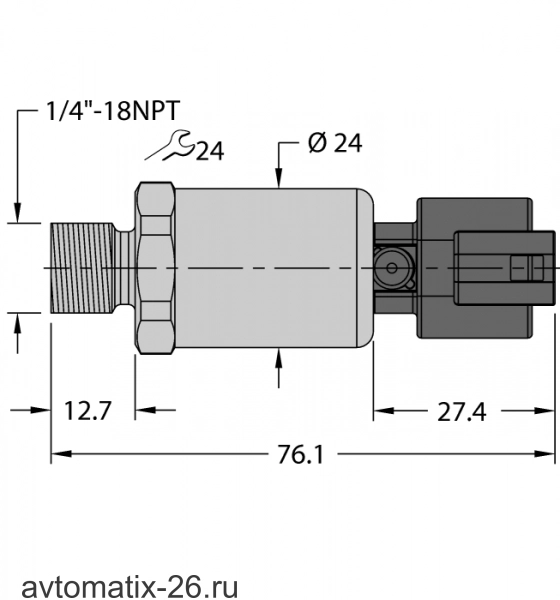 Датчик давления TURCK PT600R-2103-I2-DT043P
