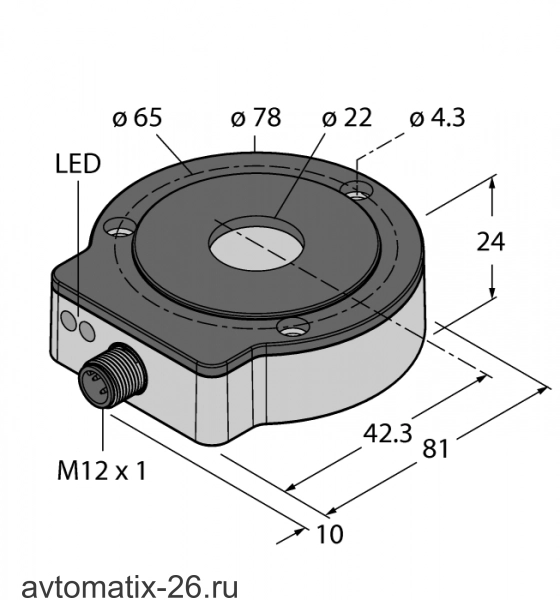 Энкодер TURCK RI360P0-EQR24M0-IOLX2-H1141