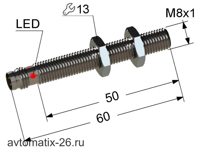 Индуктивный датчик Мега-К PS2-08M60-4B11-C3