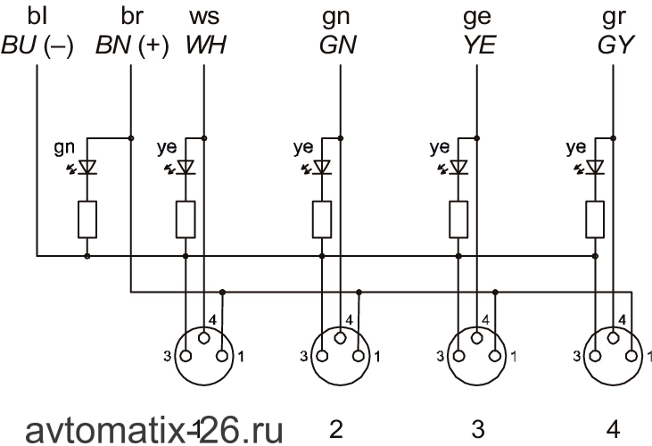 Распределительная коробка для датчиков Wenglor ZAA08R501