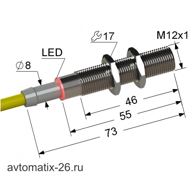Индуктивный датчик Мега-К PS2-12M73-2B11-Z
