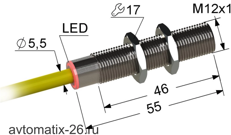 Индуктивный датчик Мега-К PS2-12M55-4B61-K