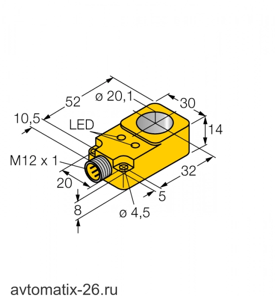 Кольцевой датчик TURCK BI20R-Q14-AN6X2-H1141