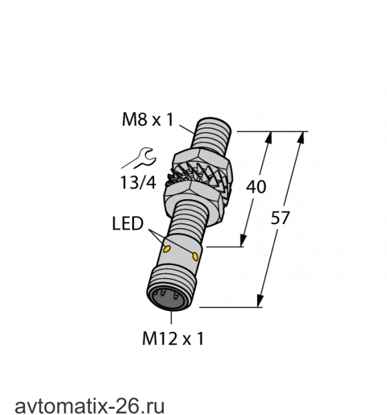 Индуктивный датчик TURCK BI2-EG08-VP6X-H1341