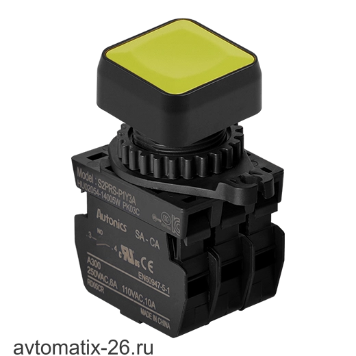 Кнопочный выключатель Autonics S2PRS-P1Y3A