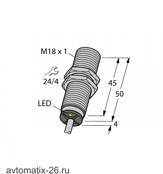 Индуктивный датчик TURCK BI5U-M18-AP6X