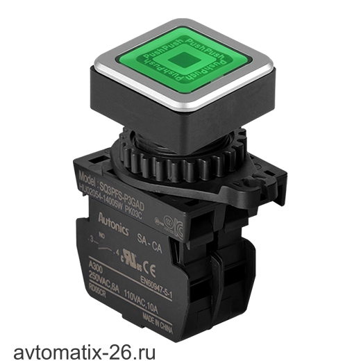 Кнопочный выключатель Autonics SQ3PFS-P3GAL