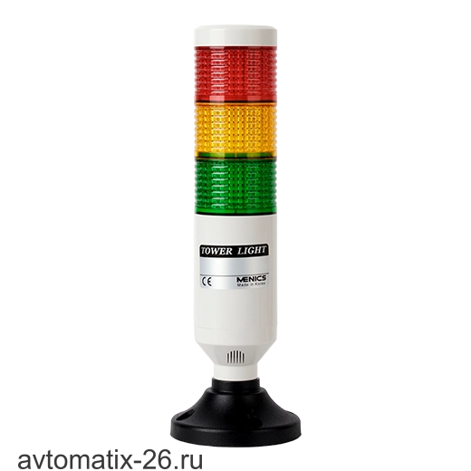 Светодиодная сигнальная колонна Autonics PL4G-3FF-RYG
