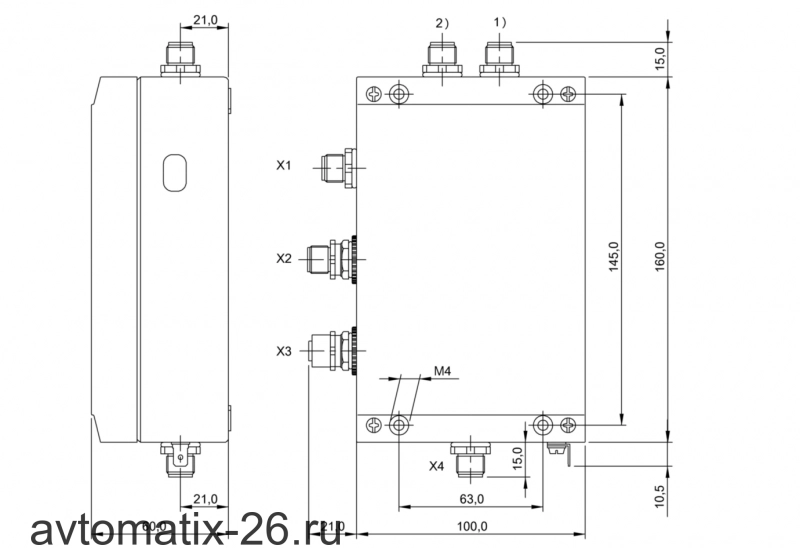 Блок обработки RFID Balluff BIS C-6022-019-056-03-ST14