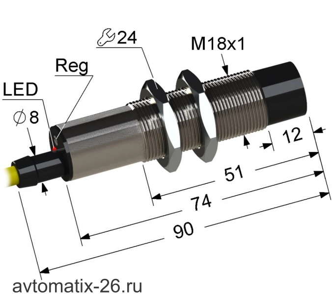Емкостный датчик Мега-К PS1-18M90-15N51-Z