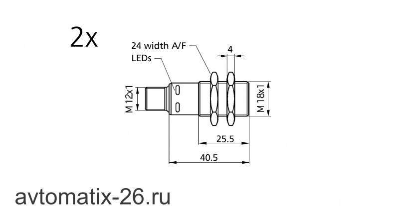 Ультразвуковой барьер Microsonic ews-15/M18/CD Set