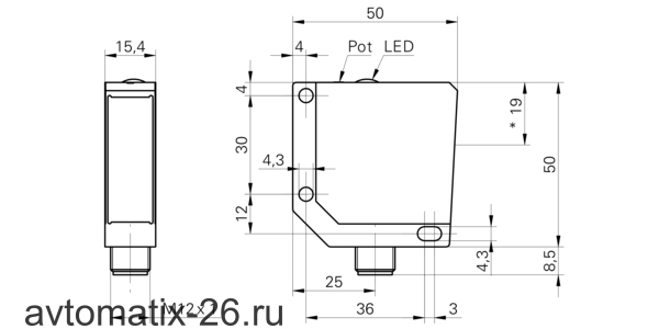 Оптический датчик Baumer OZDM 16P3001/S14