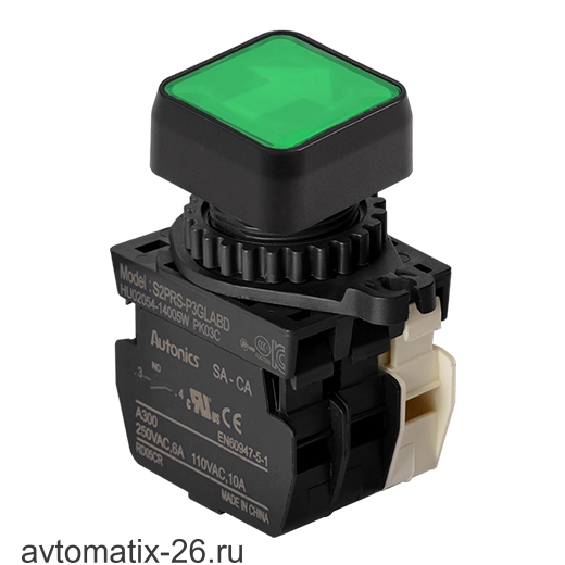 Кнопочный выключатель Autonics S2PRS-P3GLABDM