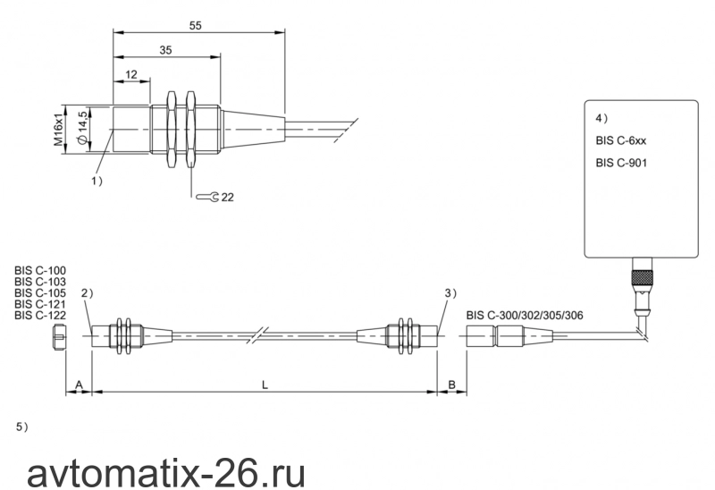 RFID Антенна Balluff BIS C-380-06/06-01