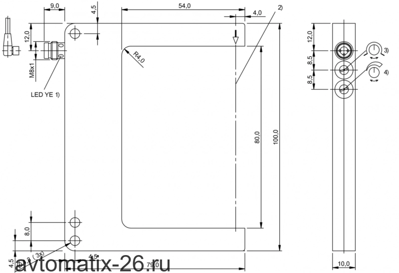 Щелевой датчик Balluff BGL 80A-006-S49