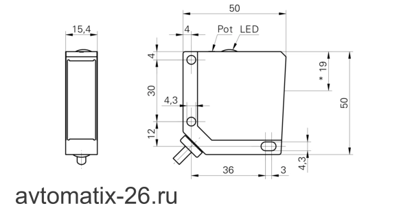 Оптический датчик Baumer OZDM 16P1901