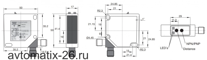Оптический датчик Carlo Gavazzi PC50CNT20BM1