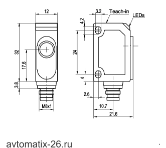 Ультразвуковой датчик Sensopart UT 20-150-PSM4