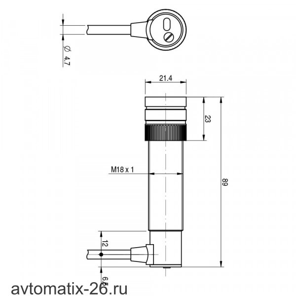 Люминесцентный датчик Micro Detectors LDLU/0P-0C