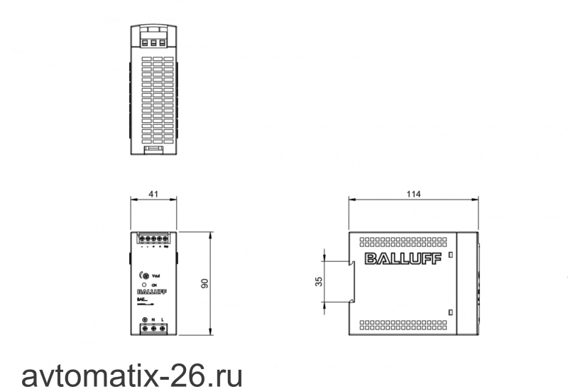 Блок питания Balluff BAE PS-XA-1W-24-012-002