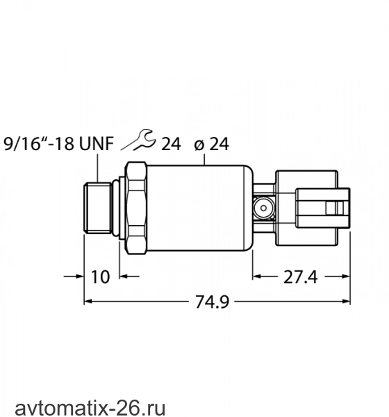 Датчик давления TURCK PT250R-2121-I2-DT043P
