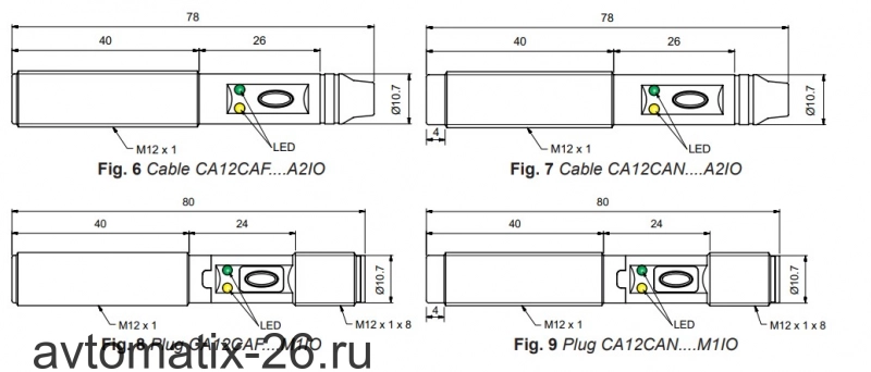 Емкостный датчик Carlo Gavazzi CA12CAN08BPM1IO