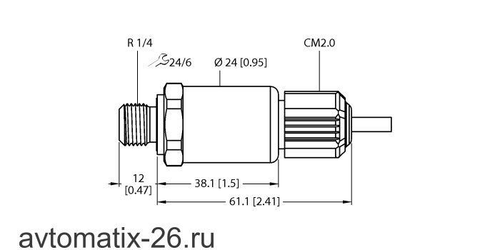 Датчик давления TURCK PT60R-2004-I2-CM2.0/O