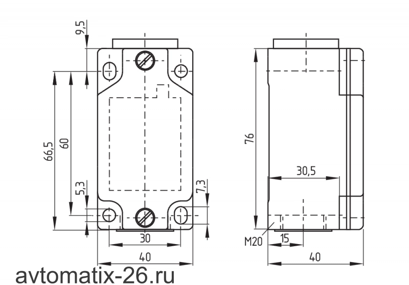 Kонцевой выключатель безопасности Schmersal ZR332-11Y-M20