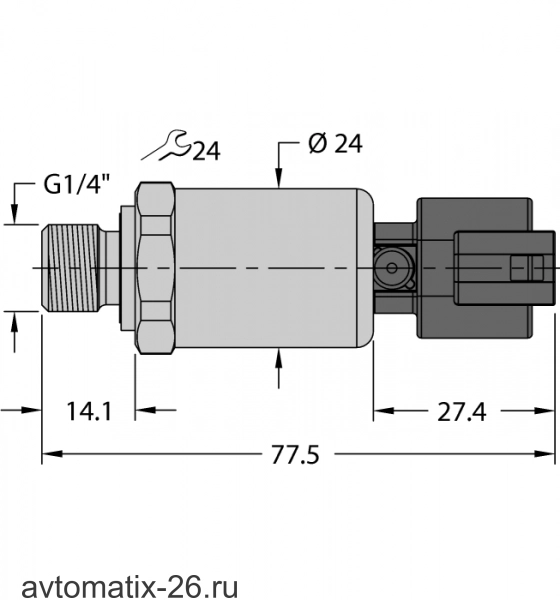 Датчик давления TURCK PT250R-2104-U3-DT043P
