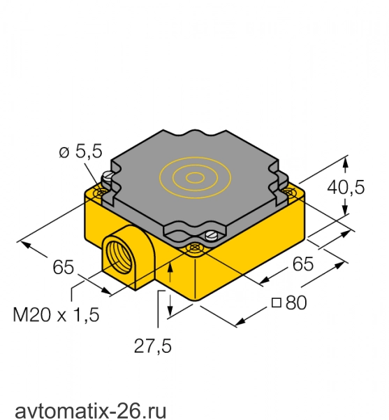 Индуктивный датчик TURCK NI40-CP80-Y1/S100