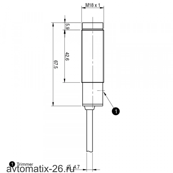 Оптический датчик Micro Detectors FAI7/BN-0A