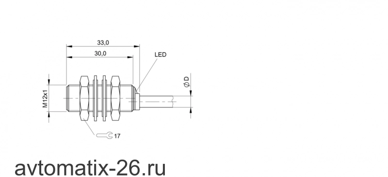 Индуктивный датчик Balluff BES 516-375-E4-C-03