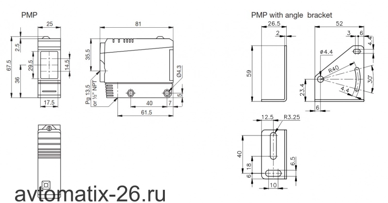 Оптический датчик Carlo Gavazzi PMP12RIM