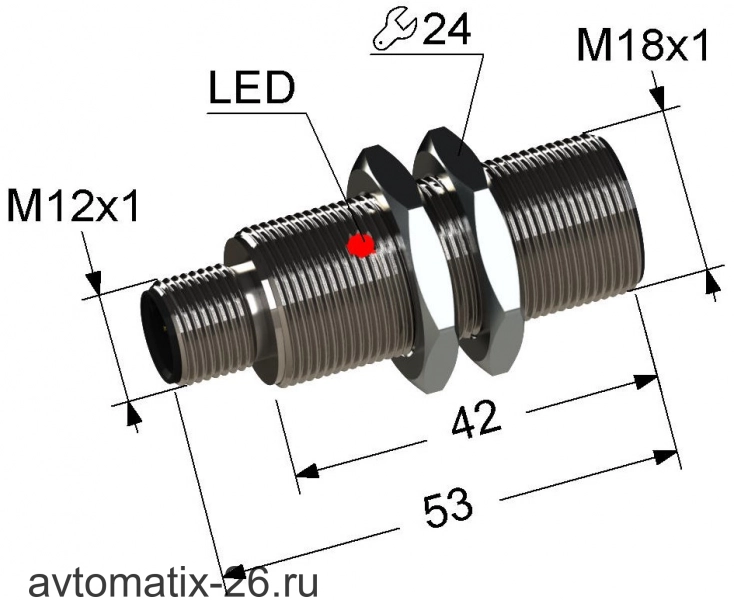 Индуктивный датчик Мега-К PS2-18M53-12B31-C4