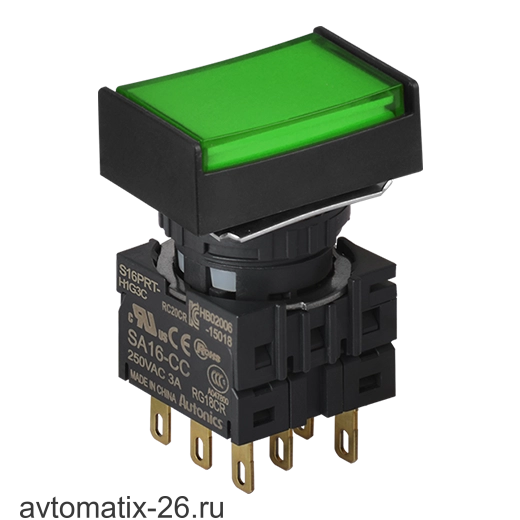 Кнопочный выключатель Autonics S16PRT-H2G3C