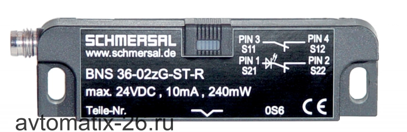 Магнитный датчик безопасности Schmersal BNS36-11ZG-ST-R