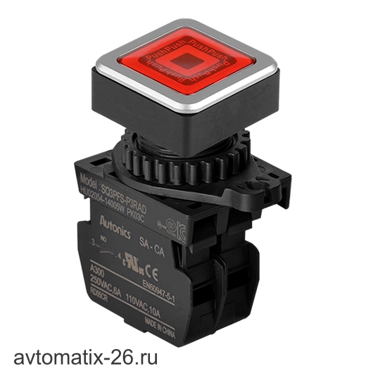 Кнопочный выключатель Autonics SQ3PFS-P3RAL