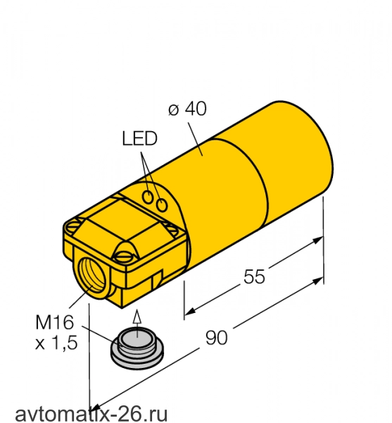 Индуктивный датчик TURCK NI30-K40SR-VN4X2