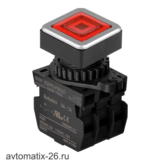 Кнопочный выключатель Autonics SQ3PFS-P3R2AD