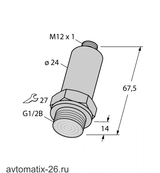 Датчик давления TURCK PT060R-29-LI3-H1140