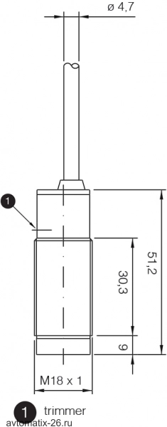 Оптический датчик Micro Detectors FQI8/BP-1A