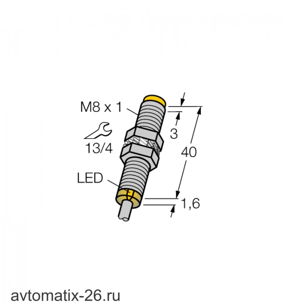 Индуктивный датчик TURCK NI3-EG08-AN6X