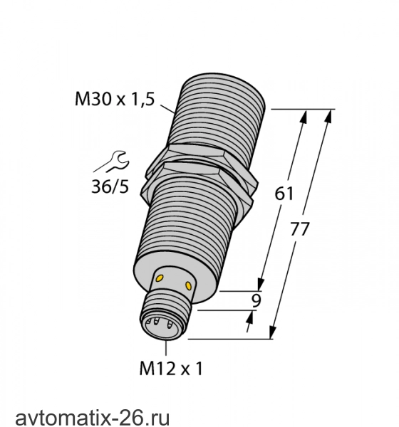 Индуктивный датчик TURCK BI10-M30E-LIU-H1141